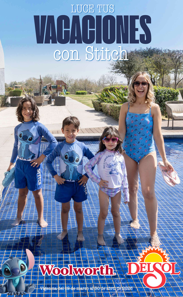 Luce tus Vacaciones con Stitch - Licencia Disney 2026
